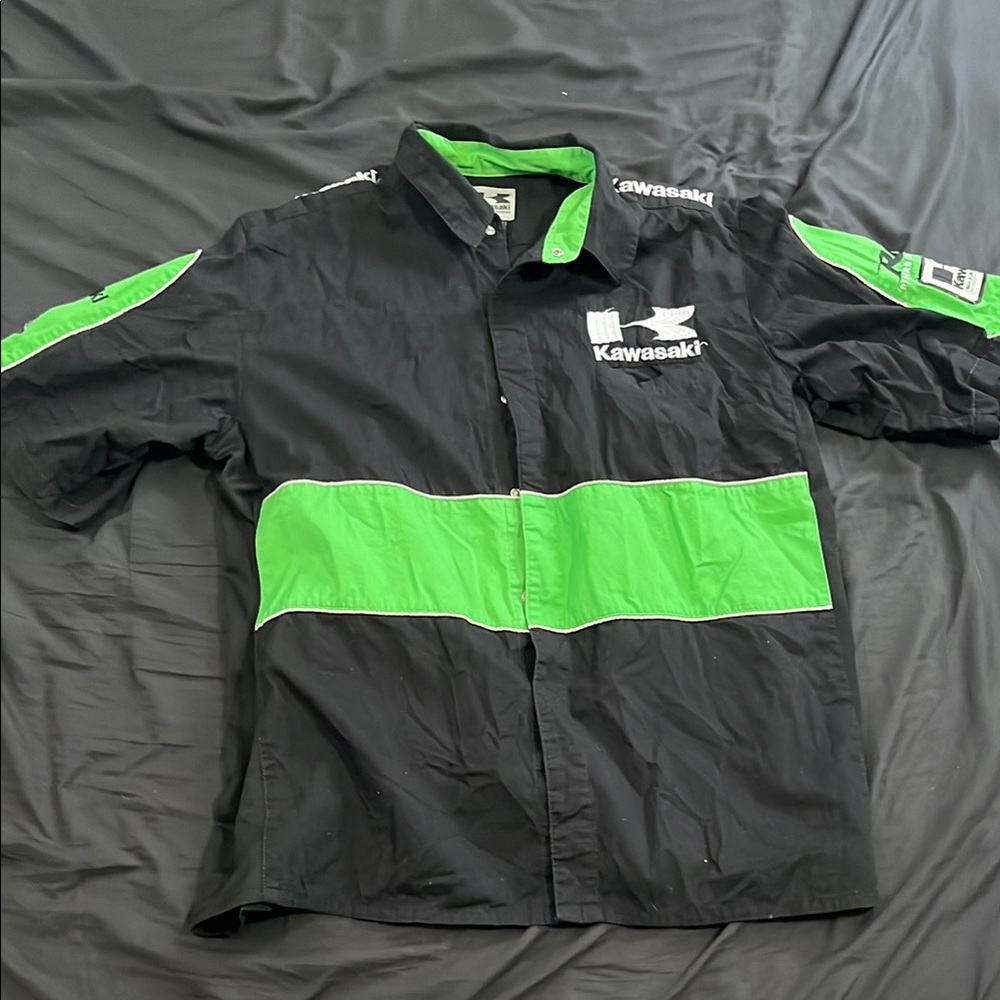 Men's Kawasaki Button Down Short Sleve